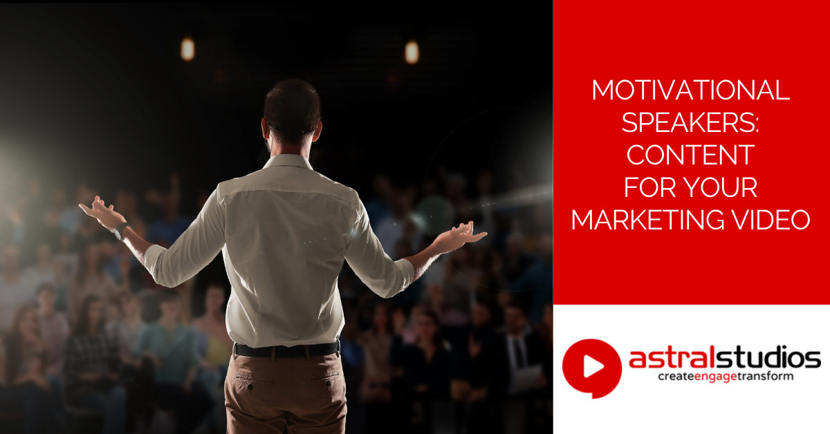 Motivational Speakers Content For Your Marketing Video