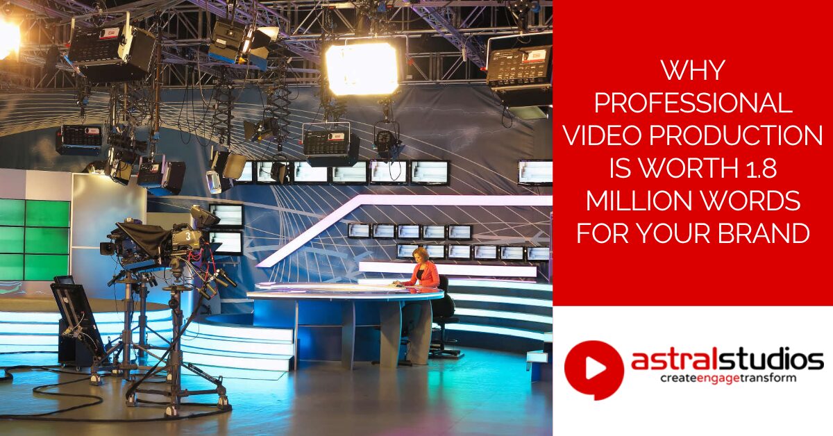 Why Professional Video Production is Worth 1.8 Million Words for Your Brand