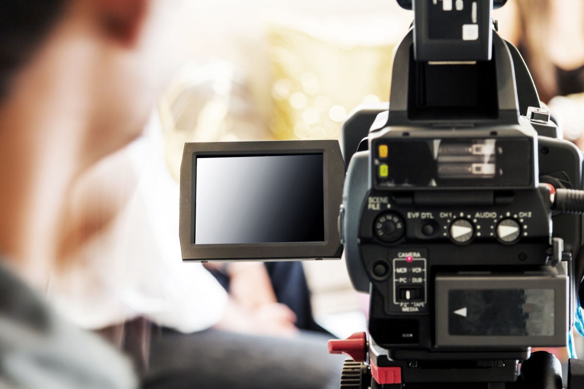 Corporate video tips: Professional video camera