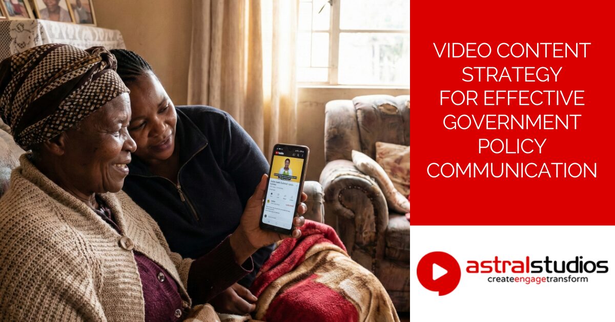 Video Content Strategy for Effective Government Policy Communication
