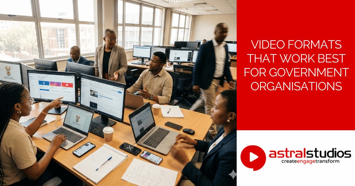 Video Formats That Work Best for Government Organisations
